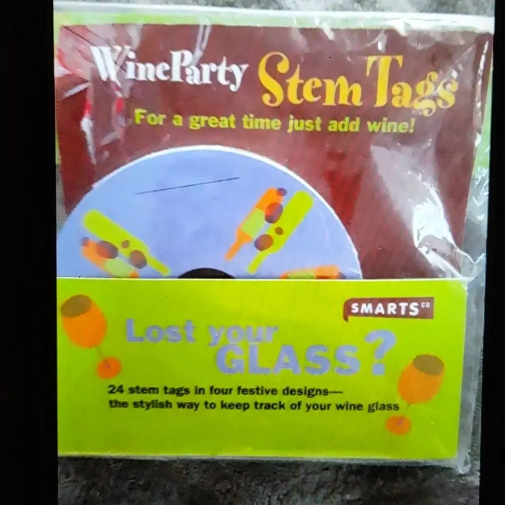 NIP 24 Wine Party Stem Tags